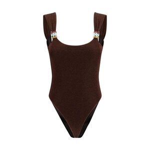 Oseree Polyamide One-Piece Swimsuit Women Brown Swimwear